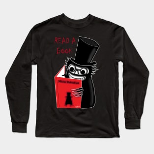 Read a Book, with Mr. Babadook Long Sleeve T-Shirt